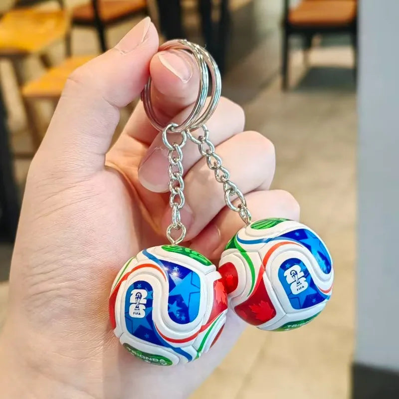 Porte-clés Ballon FIFA 2026 – Ballon Miniature Coupe du Monde Cadeau Fan