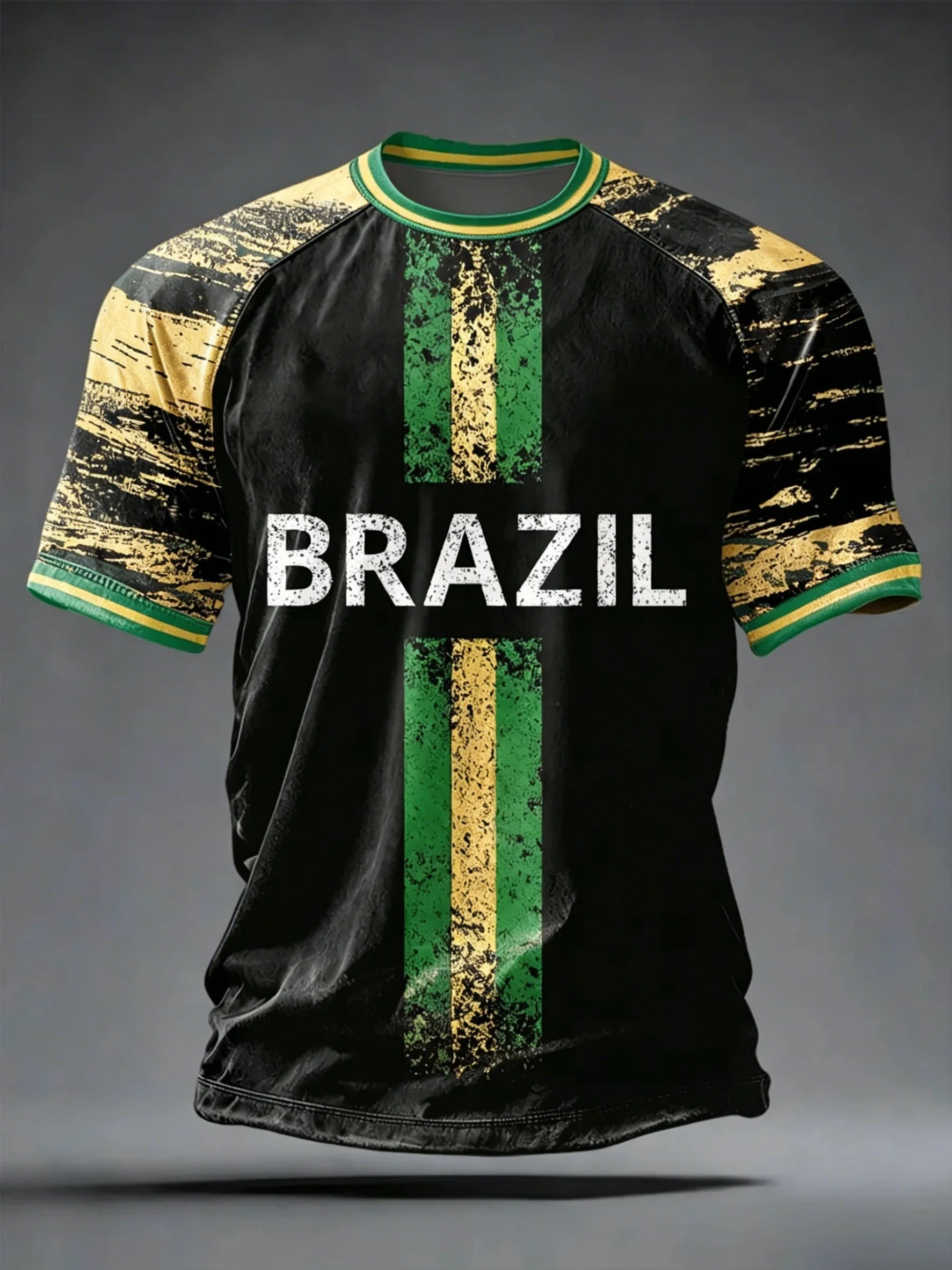 2026 Summer New Brazil Football Jerseys For Men Classic God Brazil Short Sleeve Tees Casual O-neck Sports Tshirts Man Clothing