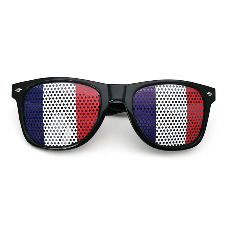 Lunettes de Soleil Drapeaux – 42 Pays – Accessoire Supporter Football