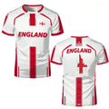 2026 New England Flag Print T-shirt Summer Outdoor Sports Breathable Quick-Drying Jersey Men Women Football Training Jerseys