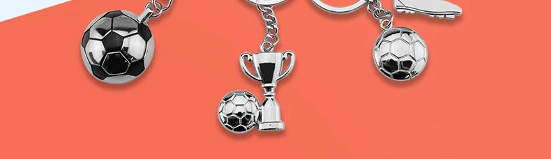 Porte-clés Souvenir Football – Trophée Coupe d'Europe – Cadeau Fan