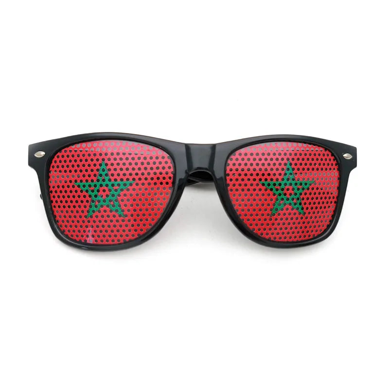 Lunettes de Soleil Drapeaux – 42 Pays – Accessoire Supporter Football