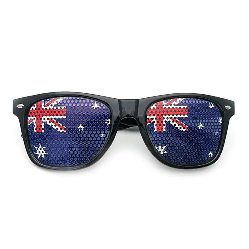 Lunettes de Soleil Drapeaux – 42 Pays – Accessoire Supporter Football