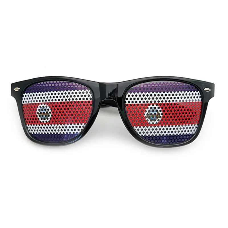 Lunettes de Soleil Drapeaux – 42 Pays – Accessoire Supporter Football