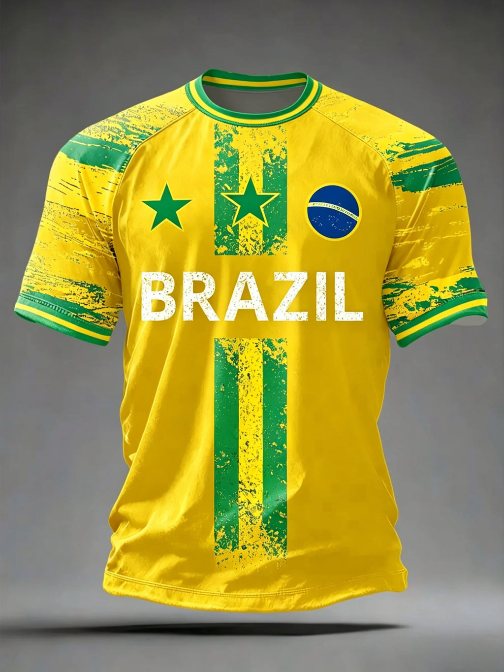 2026 Summer New Brazil Football Jerseys For Men Classic God Brazil Short Sleeve Tees Casual O-neck Sports Tshirts Man Clothing