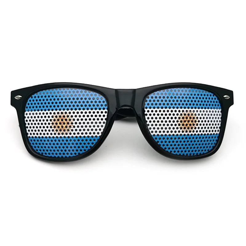 Lunettes de Soleil Drapeaux – 42 Pays – Accessoire Supporter Football
