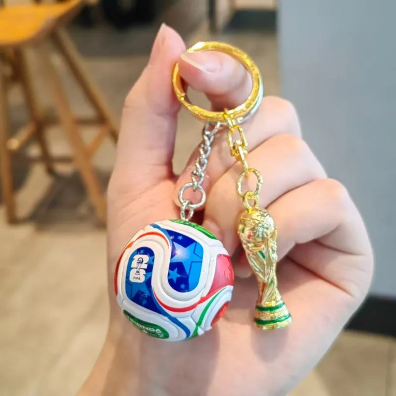 Porte-clés Ballon FIFA 2026 – Ballon Miniature Coupe du Monde Cadeau Fan