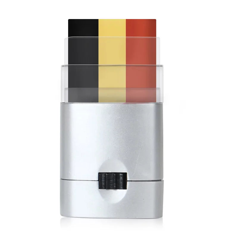 Country Flag Face Paint Stick Stripe Football Fan Brush Stick Face & Body Paint Football Game Cheering Cheerleading Decoration