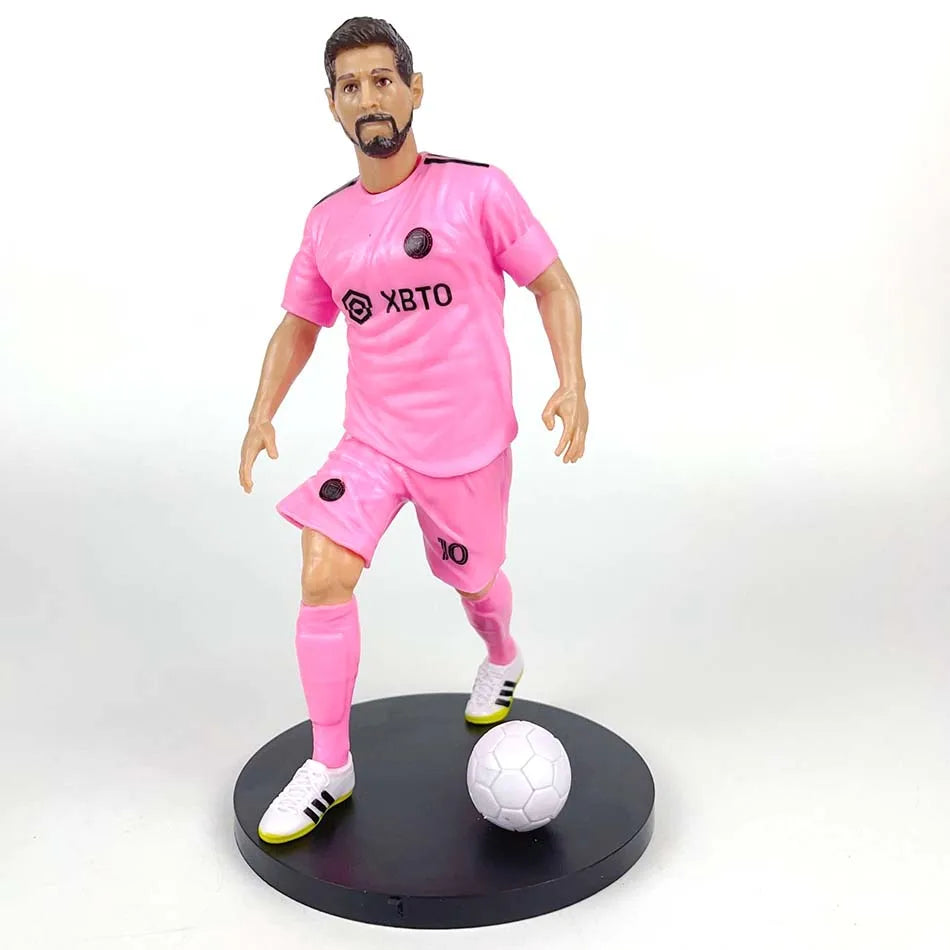 Figurine Football – Mbappé, Ronaldo, Messi – Cadeau Fan Real Madrid & Barcelone