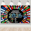 Tapisserie Murale Drapeaux Football – Décoration Coupe du Monde 2026