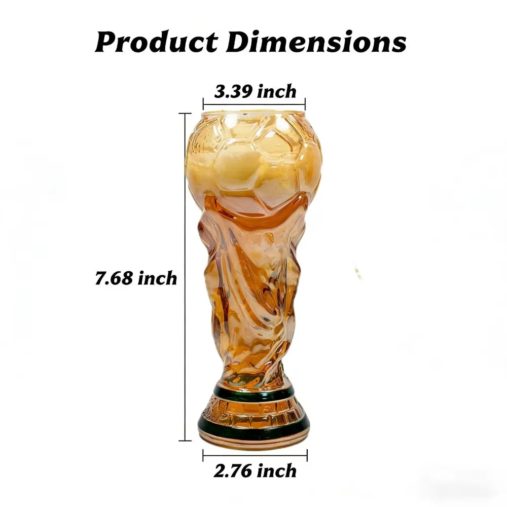Verre à Bière Coupe de Champion Football – Cadeau Fan 16oz (450ml)