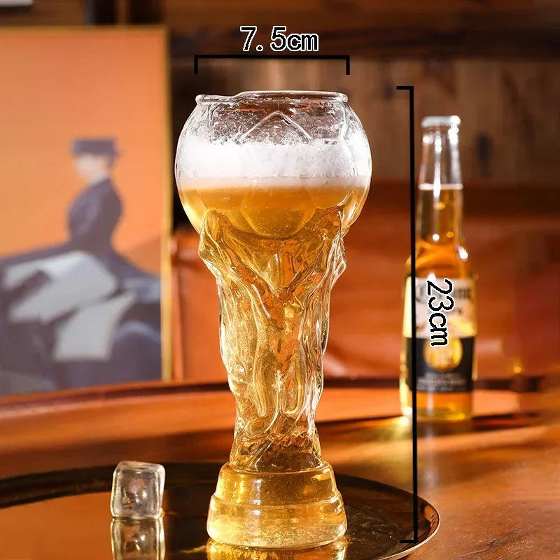 Verre Ballon de Football – Mug Original en Verre Borosilicaté – 3 Tailles