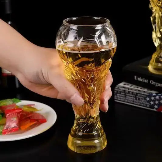 Verre Ballon de Football – Mug Original en Verre Borosilicaté – 3 Tailles