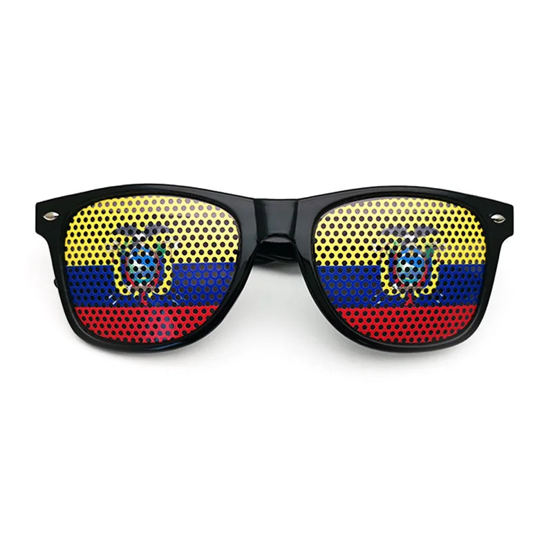 Lunettes de Soleil Drapeaux – 42 Pays – Accessoire Supporter Football