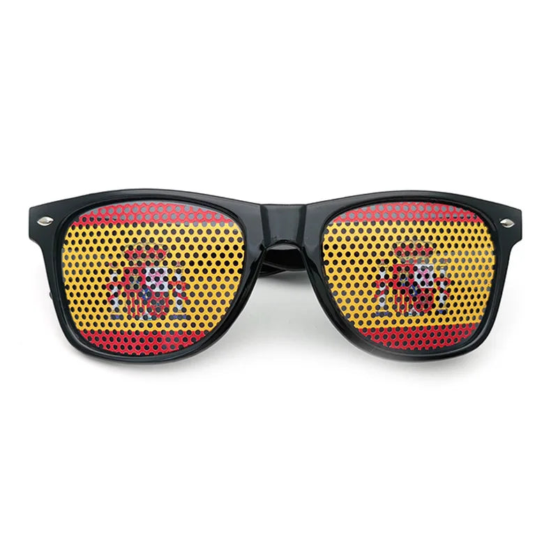 Lunettes de Soleil Drapeaux – 42 Pays – Accessoire Supporter Football