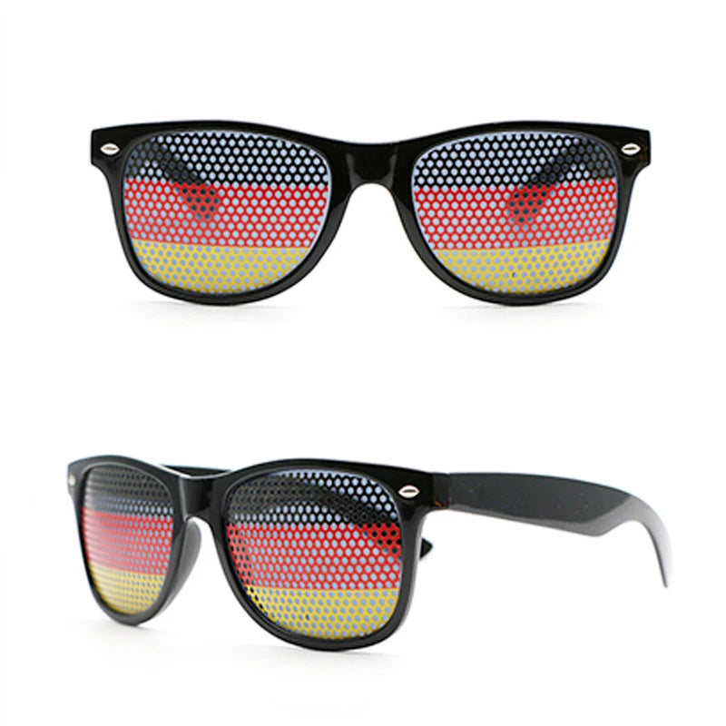 Lunettes de Soleil Drapeaux – 42 Pays – Accessoire Supporter Football