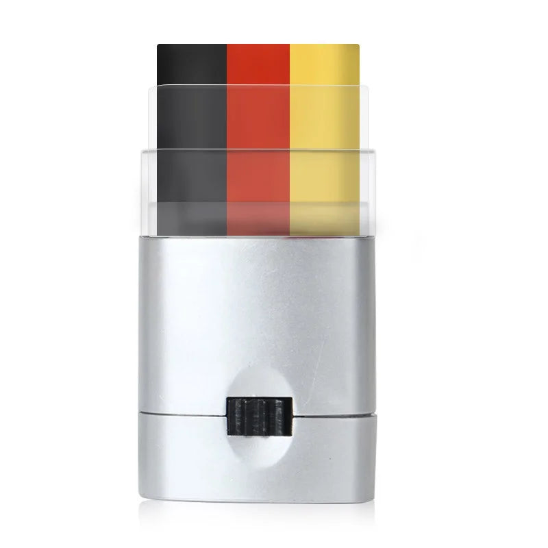 Country Flag Face Paint Stick Stripe Football Fan Brush Stick Face & Body Paint Football Game Cheering Cheerleading Decoration