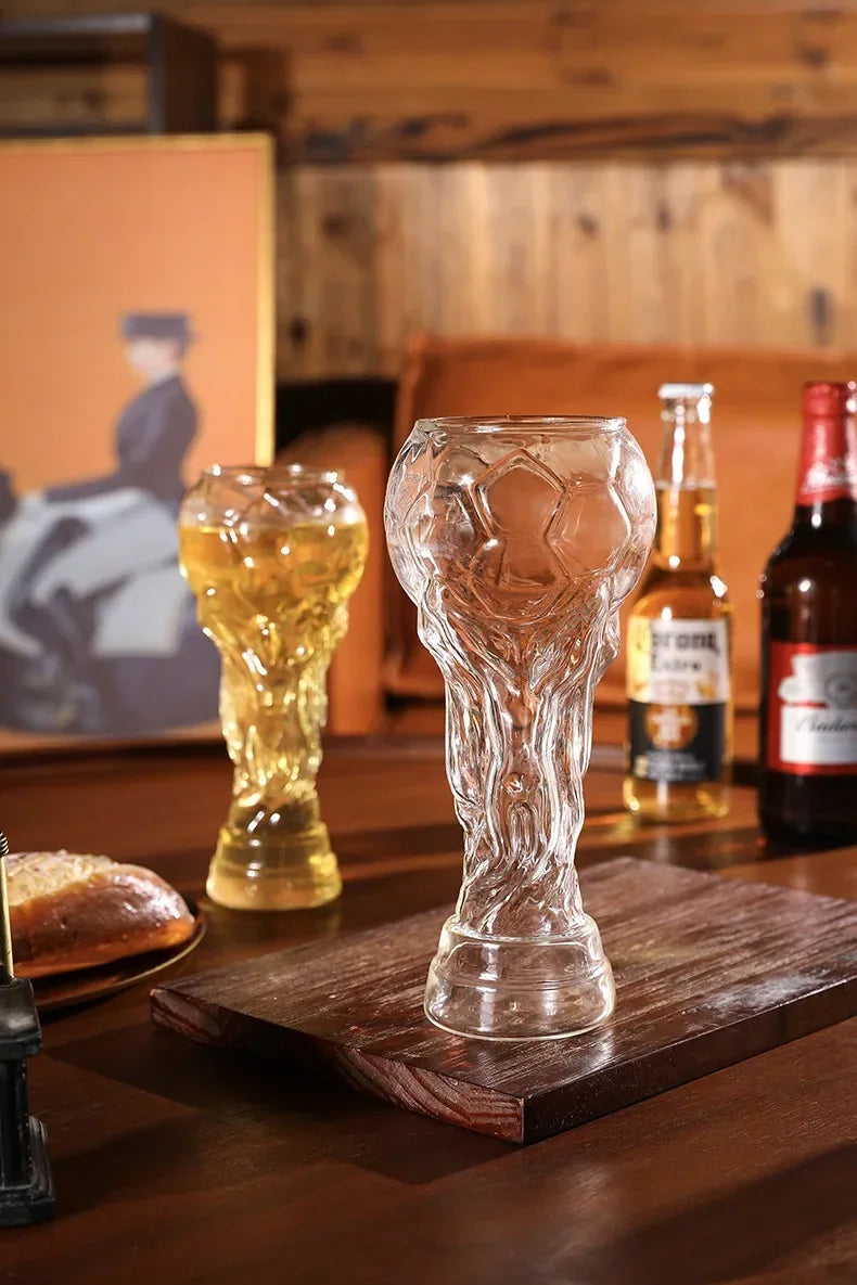 Verre Ballon de Football – Mug Original en Verre Borosilicaté – 3 Tailles