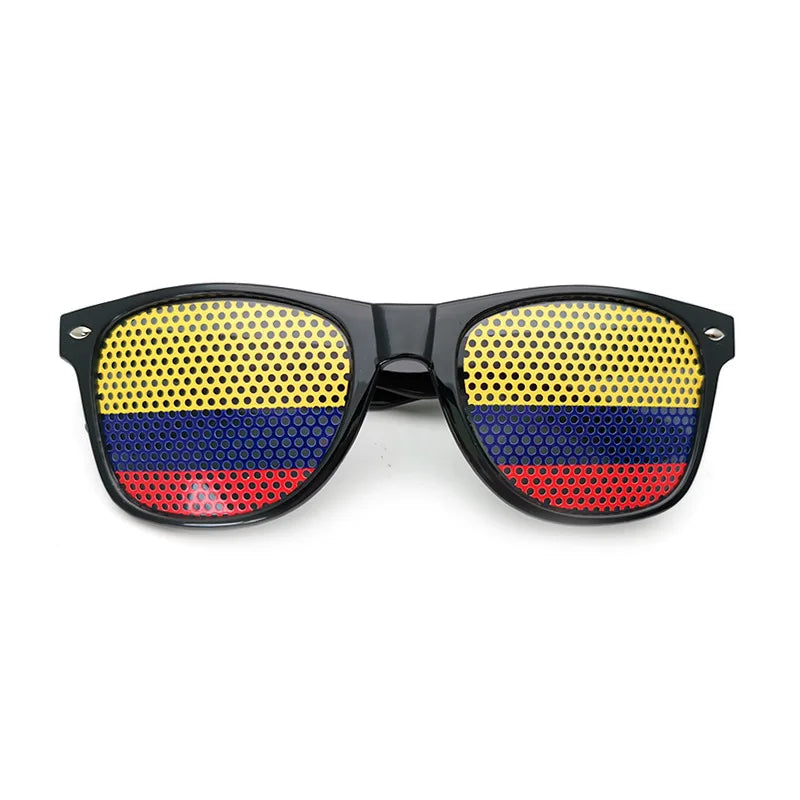 Lunettes de Soleil Drapeaux – 42 Pays – Accessoire Supporter Football