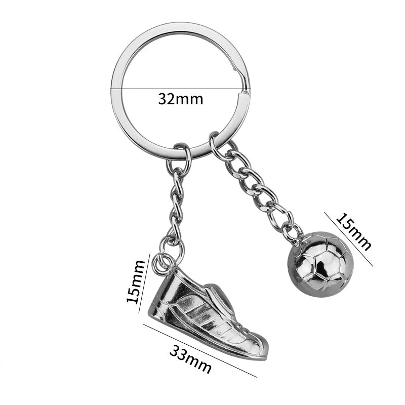 Porte-clés Souvenir Football – Trophée Coupe d'Europe – Cadeau Fan