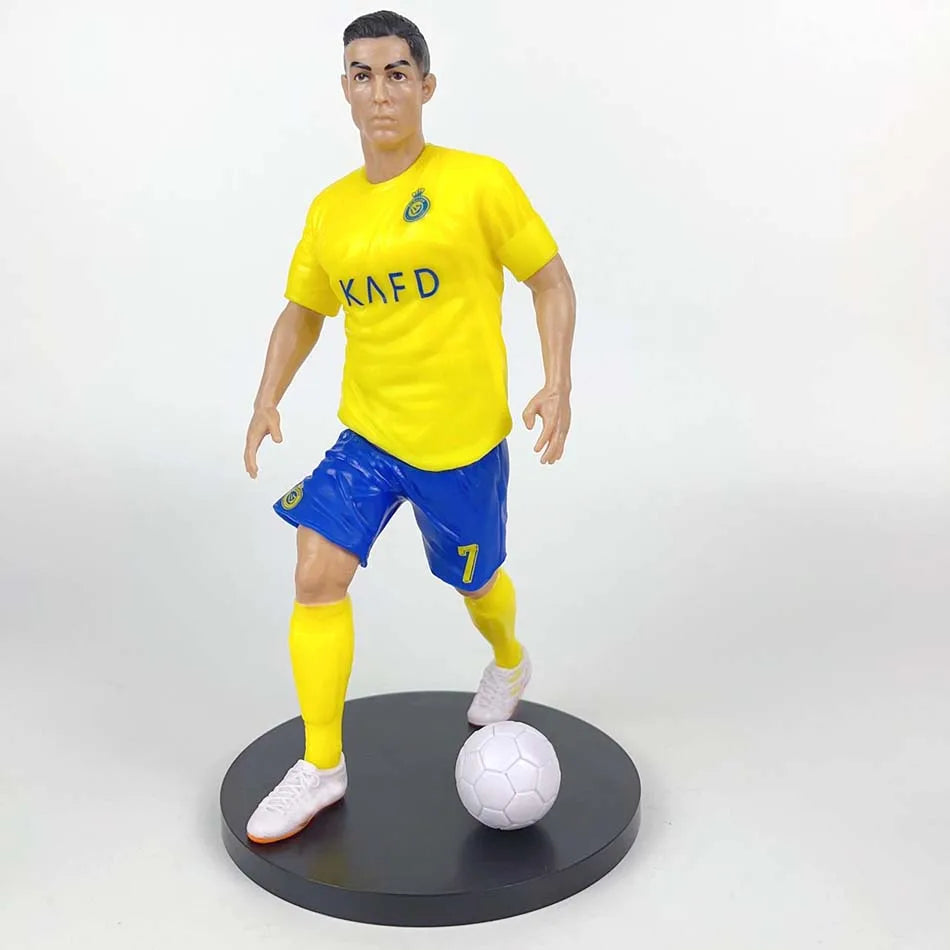 Figurine Football – Mbappé, Ronaldo, Messi – Cadeau Fan Real Madrid & Barcelone