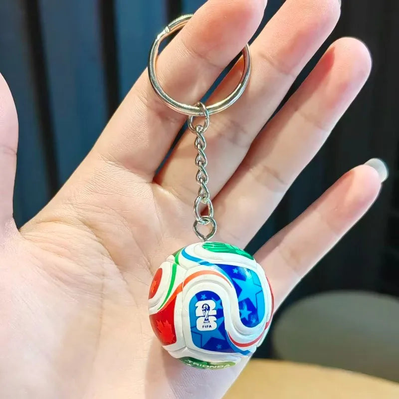 Porte-clés Ballon FIFA 2026 – Ballon Miniature Coupe du Monde Cadeau Fan
