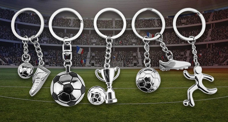 Porte-clés Souvenir Football – Trophée Coupe d'Europe – Cadeau Fan
