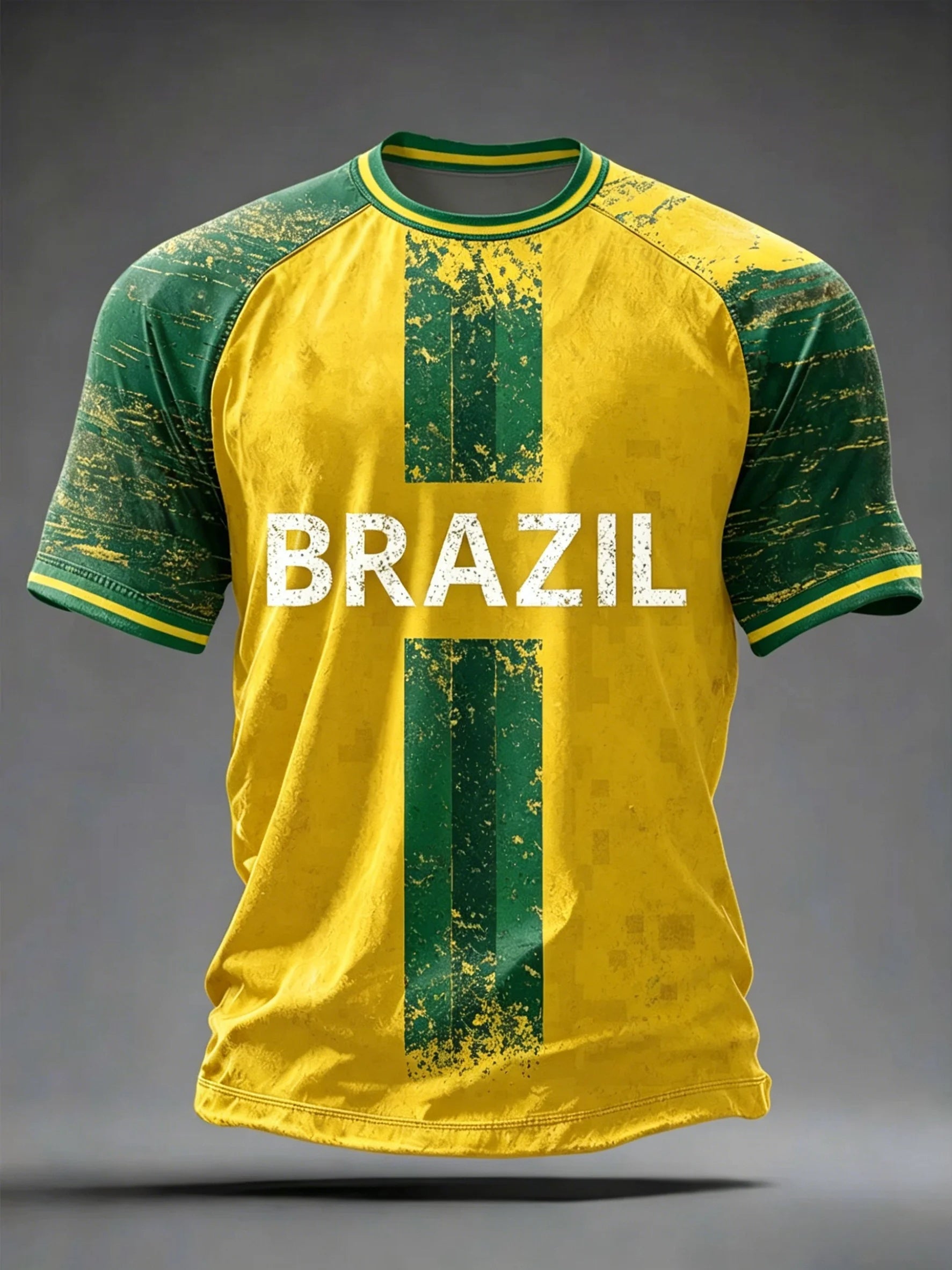 2026 Summer New Brazil Football Jerseys For Men Classic God Brazil Short Sleeve Tees Casual O-neck Sports Tshirts Man Clothing