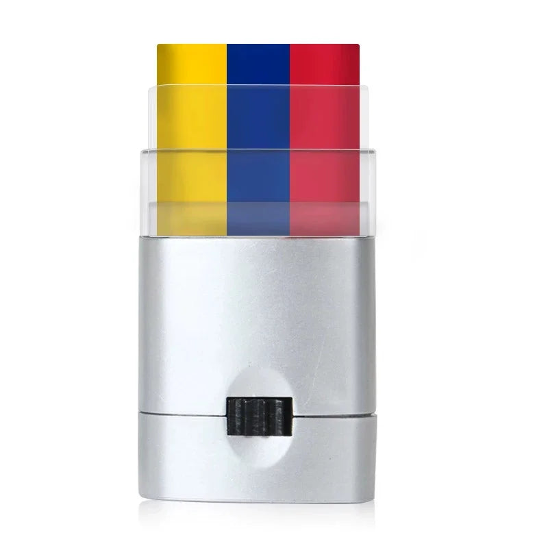 Country Flag Face Paint Stick Stripe Football Fan Brush Stick Face & Body Paint Football Game Cheering Cheerleading Decoration