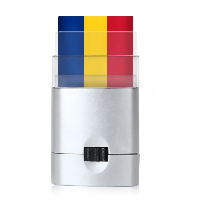 Country Flag Face Paint Stick Stripe Football Fan Brush Stick Face & Body Paint Football Game Cheering Cheerleading Decoration