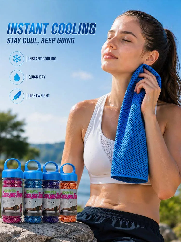 Serviette Rafraîchissante Instantanée Sport & Voyage