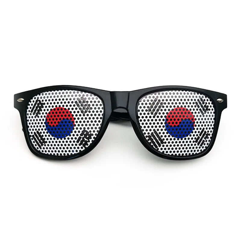 Lunettes de Soleil Drapeaux – 42 Pays – Accessoire Supporter Football