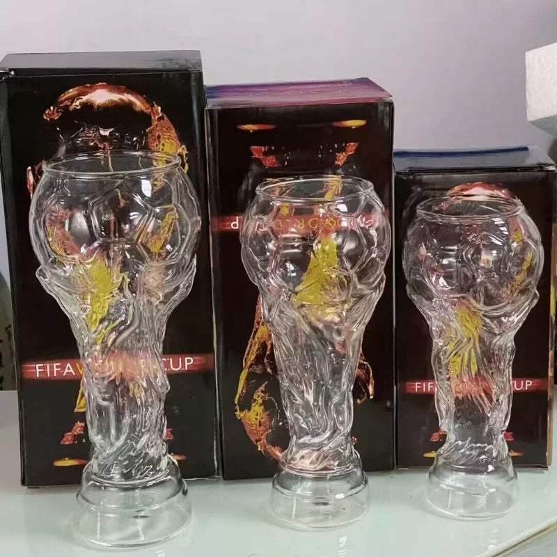 Verre Ballon de Football – Mug Original en Verre Borosilicaté – 3 Tailles