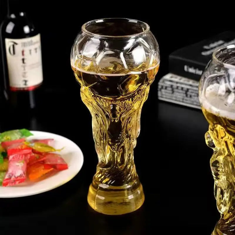 Verre Ballon de Football – Mug Original en Verre Borosilicaté – 3 Tailles