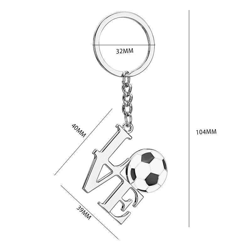 Porte-clés Souvenir Football – Trophée Coupe d'Europe – Cadeau Fan