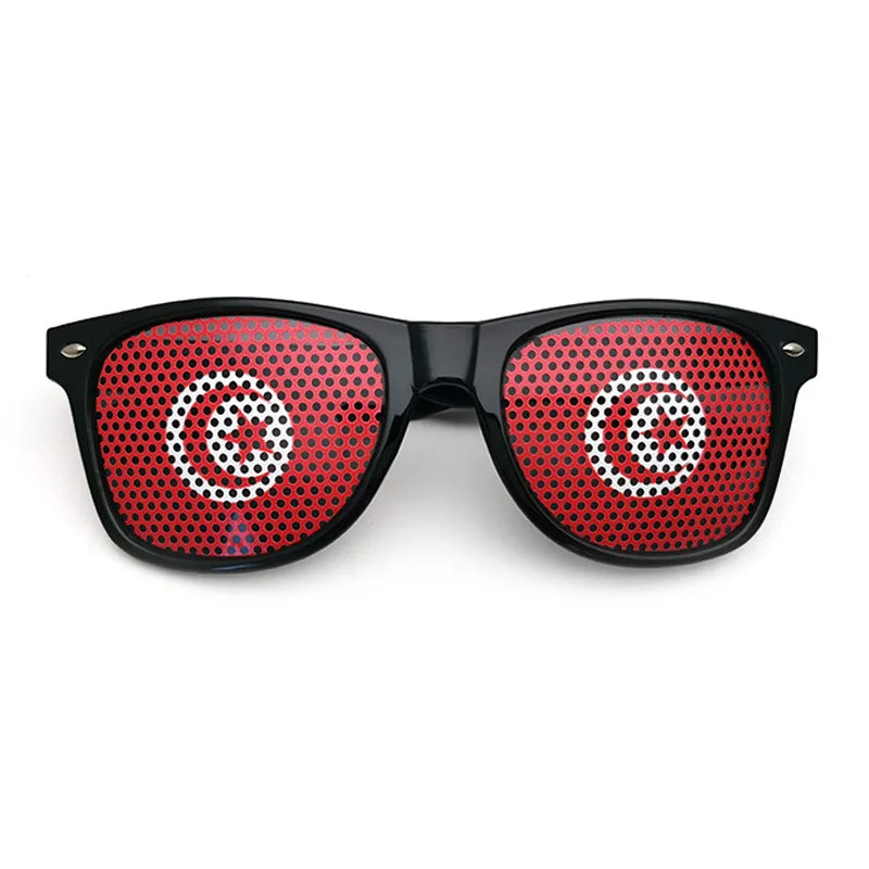 Lunettes de Soleil Drapeaux – 42 Pays – Accessoire Supporter Football