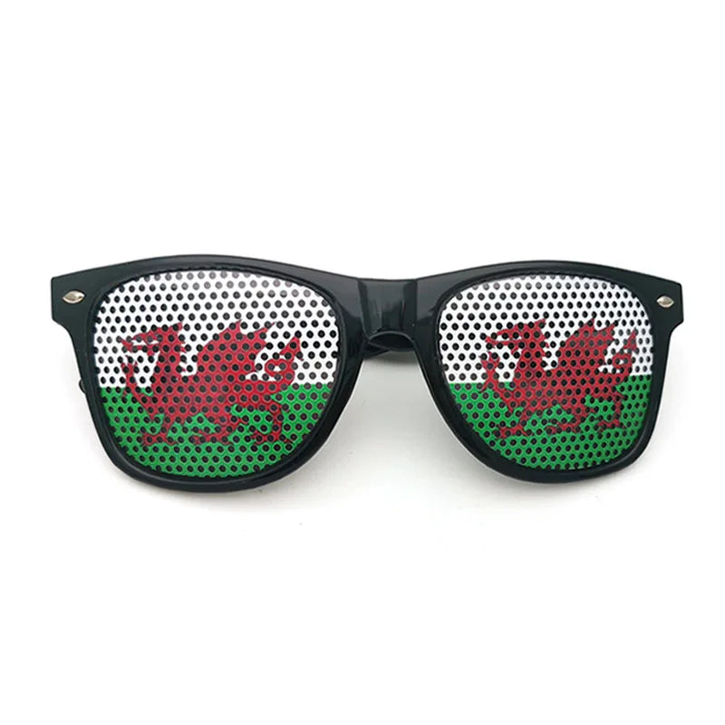 Lunettes de Soleil Drapeaux – 42 Pays – Accessoire Supporter Football