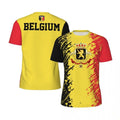 3d Printed Belgium Men's T-shirt Summer Fitness Sports Running T Shirts Tops Street Loose Short Sleeve Tees Football Jersey