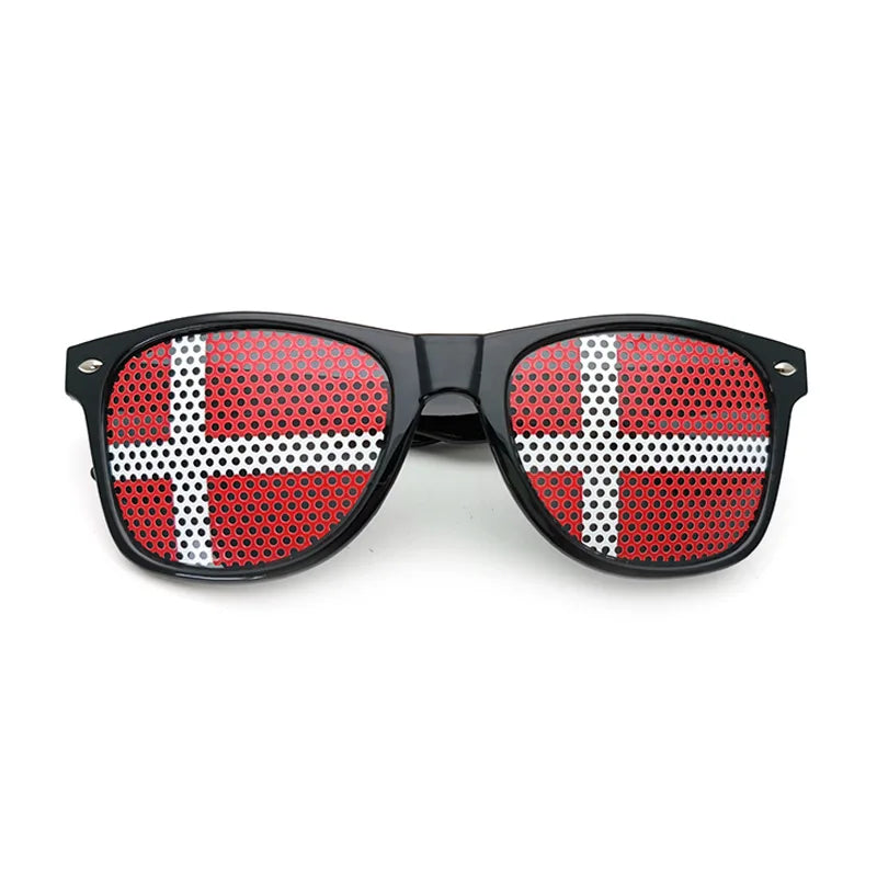 Lunettes de Soleil Drapeaux – 42 Pays – Accessoire Supporter Football
