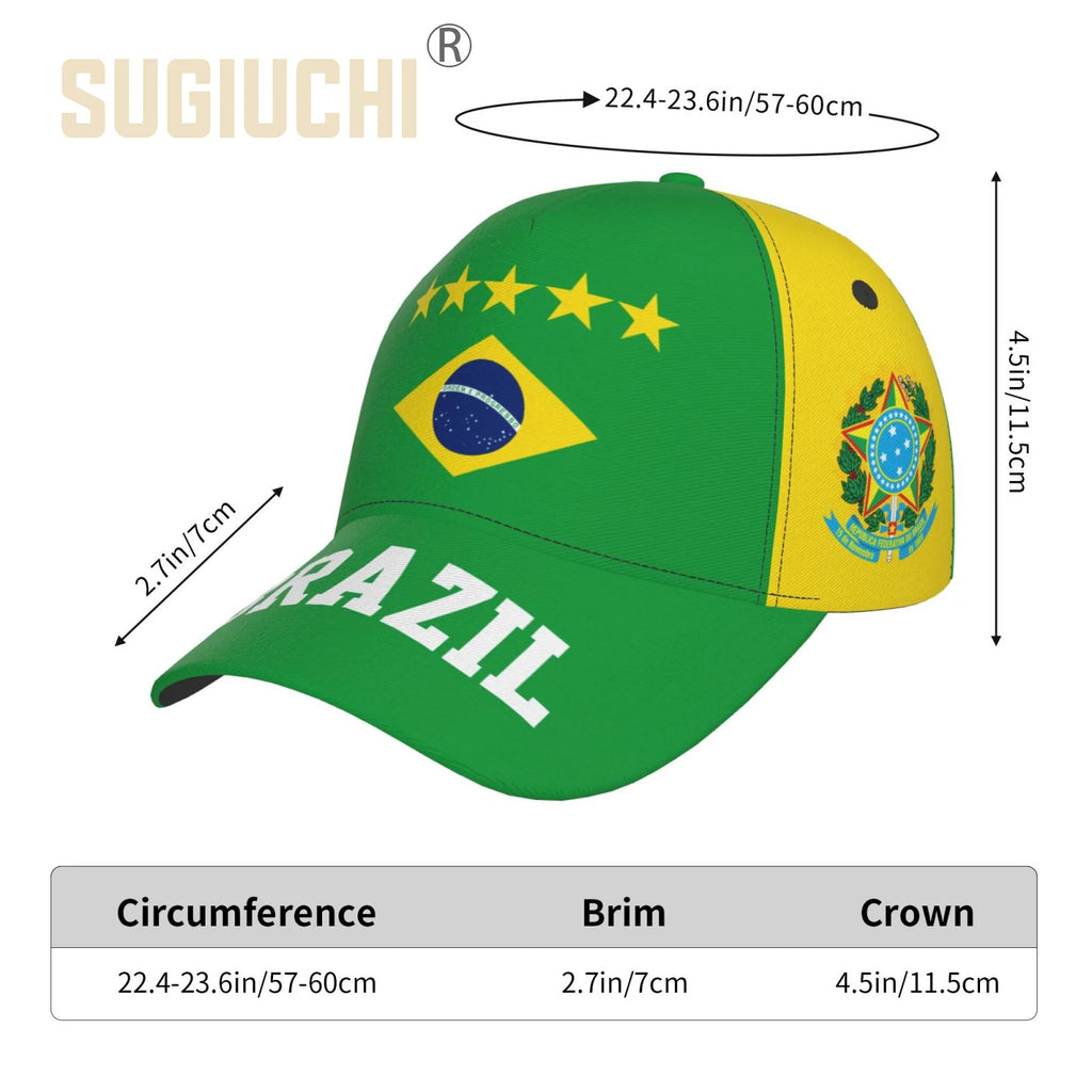 Herren Argentinien Brasilien Frankreich Belgien Spanien Portugal Niederlande Mexiko Kroatien England Katar Italien Uruguay Flagge Baseballkappe
