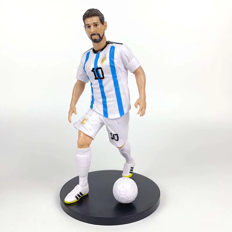 Figurine Football – Mbappé, Ronaldo, Messi – Cadeau Fan Real Madrid & Barcelone